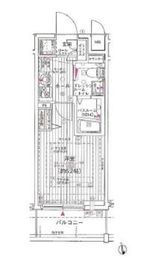 エステムプラザ品川大崎駅前レジデンシャル 1105 間取り図