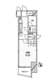 デュオステージ後楽園 402 間取り図