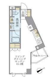 アパートメンツ元麻布内田坂 304 間取り図