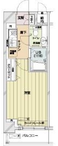 メゾン・ド・ヴィレ恵比寿 5階 間取り図