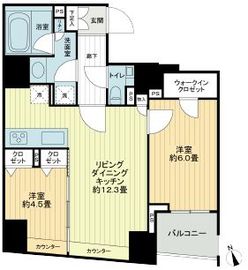 オープンレジデンシア南青山骨董通り 4階 間取り図