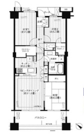 プライヴブルー東京 7階 間取り図