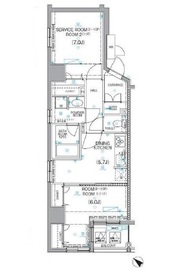 レヴィーナ東京八重洲通り 202 間取り図