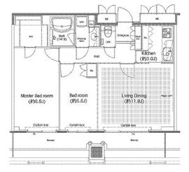 品川グラスレジデンス 2002 間取り図