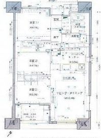 グランスイート東日本橋スクウェア 12階 間取り図