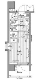 ガーラ・プレシャス渋谷 4階 間取り図