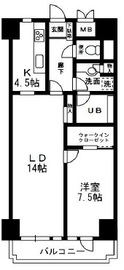 レジディア目白 207 間取り図