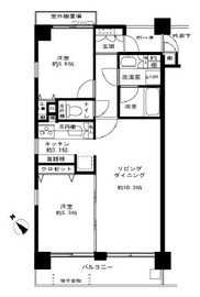 秀和溜池山王レジデンス 10階 間取り図