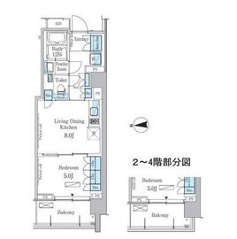 パークアクシス池田山 822 間取り図