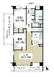 パークレジデンス戸越公園 401 間取り図