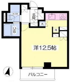 アパートメンツ元麻布 303 間取り図