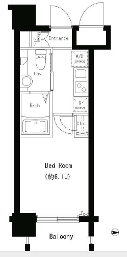 パークキューブ大井町 704 間取り図