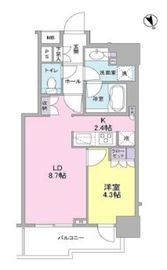 クオリア千代田御茶ノ水 3階 間取り図