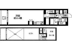 ボルト東新宿 1004 間取り図