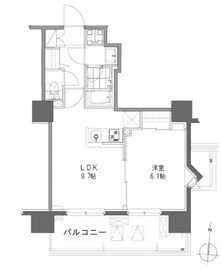 清澄白河レジデンス弐番館 810 間取り図