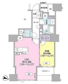 クレヴィア原宿 10階 間取り図