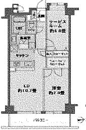 カスタリア目白 302 間取り図