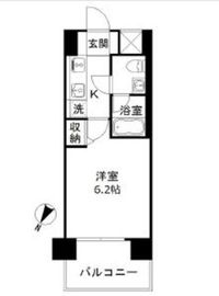 フォレシティ豊洲 501 間取り図