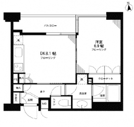 オーキッドレジデンス神楽坂 319 間取り図