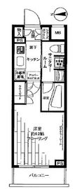 ステージグランデ大森アジールコート 2階 間取り図