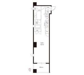 KDXレジデンス半蔵門 212 間取り図