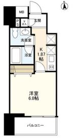 ウェルスクエア神保町 602 間取り図