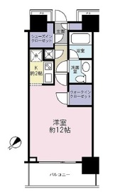 ザ・クレストタワー 13階 間取り図