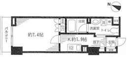 Feel A 渋谷 5階 間取り図