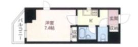 エスティメゾン麻布十番 606 間取り図