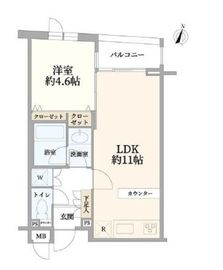 スカーラ広尾ステーションプラザ 3階 間取り図