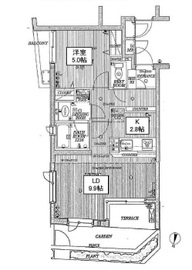 スカーラ広尾ステーションプラザ 1階 間取り図