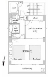 アーベイン赤坂 601 間取り図