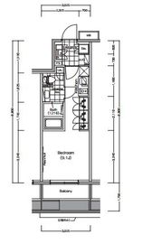 ザ・パークハビオ蔵前 202 間取り図