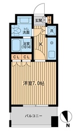 フォレシティ麻布十番 604 間取り図