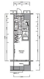 ザ・パークハビオ蔵前 603 間取り図