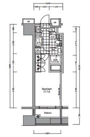 ザ・パークハビオ蔵前 204 間取り図