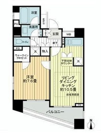 プライア渋谷 3階 間取り図