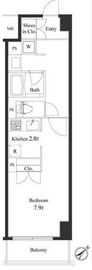 プライマル小石川 711 間取り図