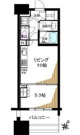 晴海テラス 19階 間取り図