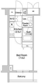 コンフォリア豊洲 512 間取り図