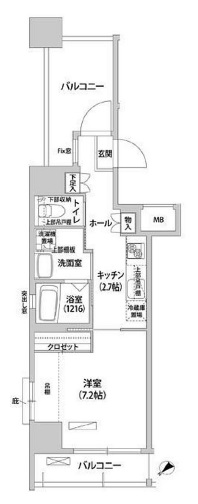 ドルフ21スミカ 1002 間取り図