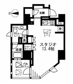 プライムアーバン四谷外苑東 604 間取り図