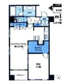 グランカーサ銀座イースト 1001 間取り図