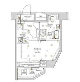 ログ都庁前 2階 間取り図