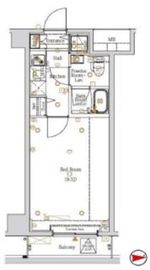 ログ都庁前 2階 間取り図