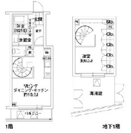 エルスタンザ代々木 103 間取り図