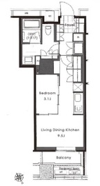 パークコート神宮前 The Forest 905 間取り図