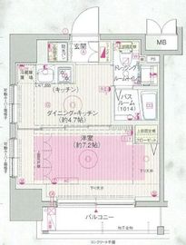 エステムプラザ飯田橋タワーレジデンス 1301 間取り図