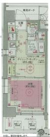 エステムプラザ飯田橋タワーレジデンス 506 間取り図