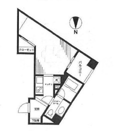 ホワイトヒルズ白金 304 間取り図